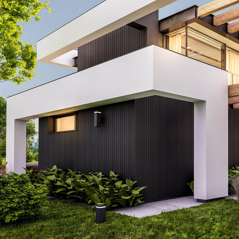 WALL PANELS EXTERIOR BLACK 21.9X290 CM