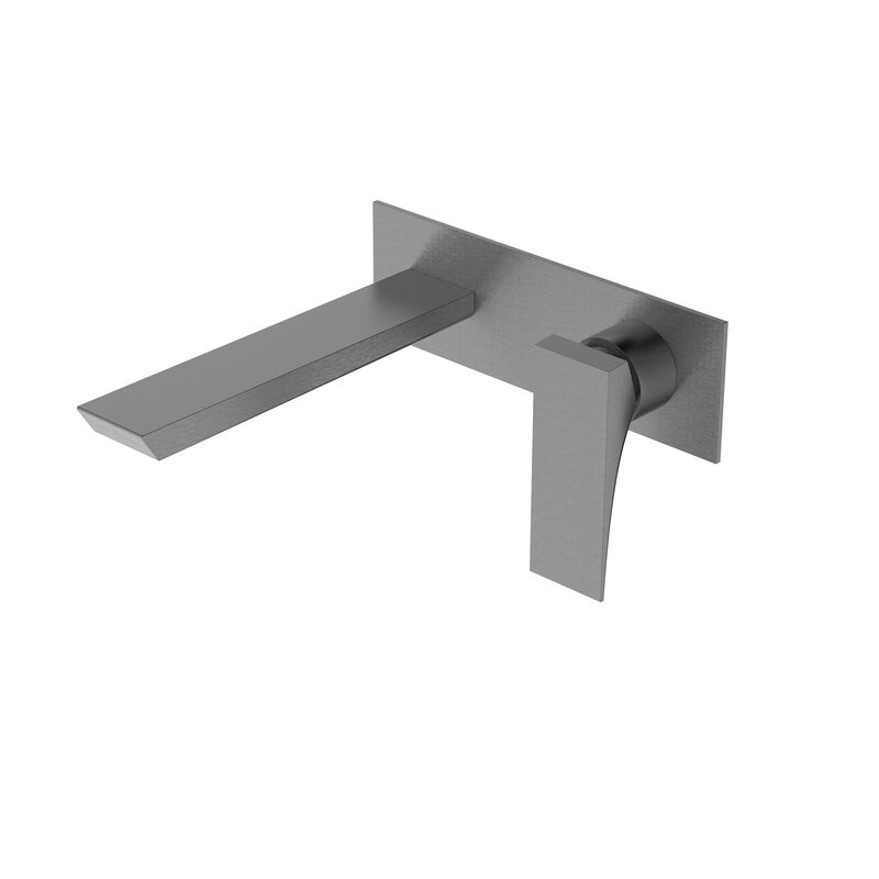 KLIPEN MONOMANDO MEZCLADOR LAVAMANOS KUBIKA GUN GREY A PARED