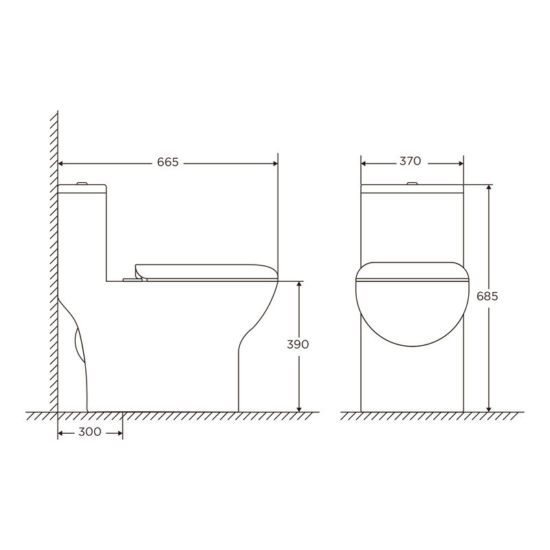 KLIPEN ONE PIECE PERUGIA BLANCO 66.5X37X68.5