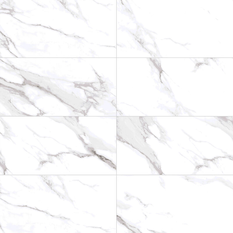 CERÁMICO ESMALTADO SIRET MARBLE BLANCO MATE 30X60 CM