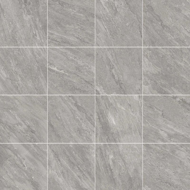 PORCELANATO ESMALTADO KORASLATE GRIS RÚSTICO 60X60 CM