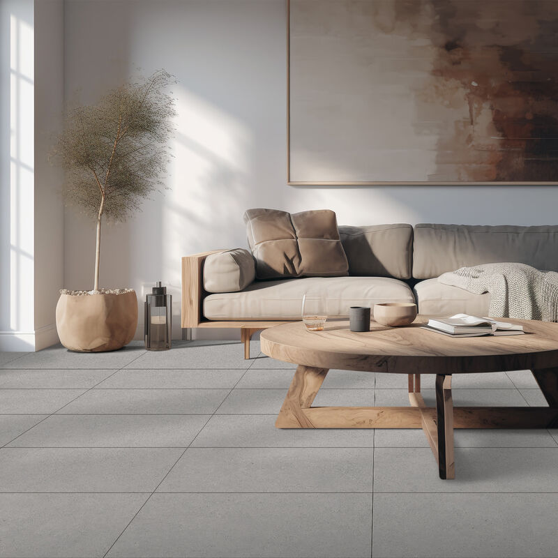 PORCELANATO ESMALTADO FEELSTONE GREY MATE 60X120 CM