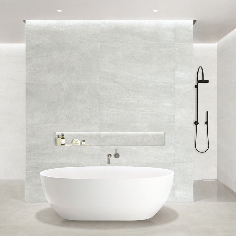 PORCELANATO ESMALTADO KAPITAL GRIS LAPATO 60X120 CM