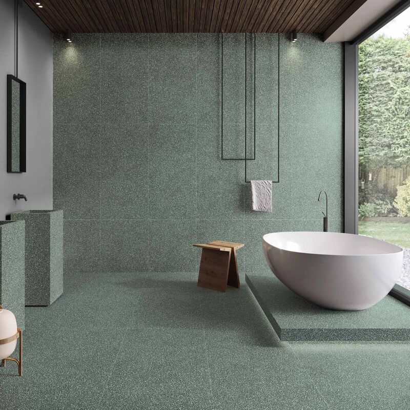 PORCELANATO ESMALTADO GRAVITY VERDE MATE 60X120 CM
