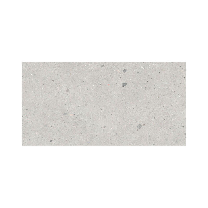 PORCELANATO ESMALTADO URBE TERRAZO GRIS MATE 60X120 CM