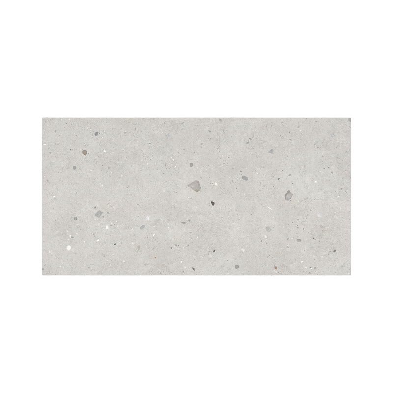 PORCELANATO ESMALTADO URBE TERRAZO GRIS MATE 60X120 CM