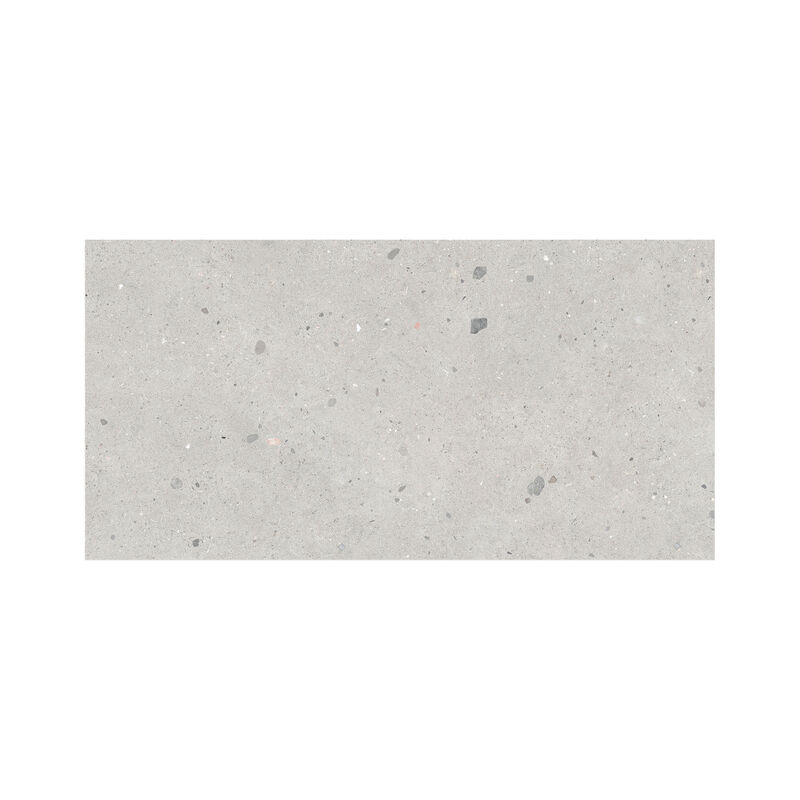 PORCELANATO ESMALTADO URBE TERRAZO GRIS MATE 60X120 CM