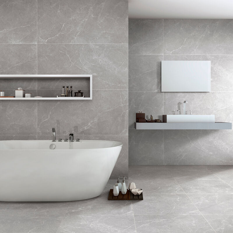 GRES PORCELÁNICO ESMALTADO FORTUNE GRIGIO LAPATO 60X120 CM