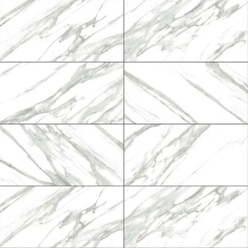 CERÁMICO ESMALTADO CARRARA WHITE MATE 30X60 CM