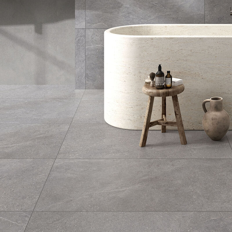 PORCELANATO ESMALTADO UNLIMITED GREIGE LAPATO 60X120 CM