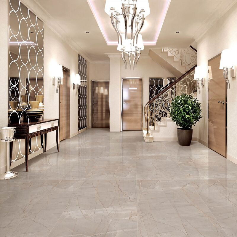 PORCELANATO ESMALTADO UNIQUE B GRIS MATE 60X60 CM