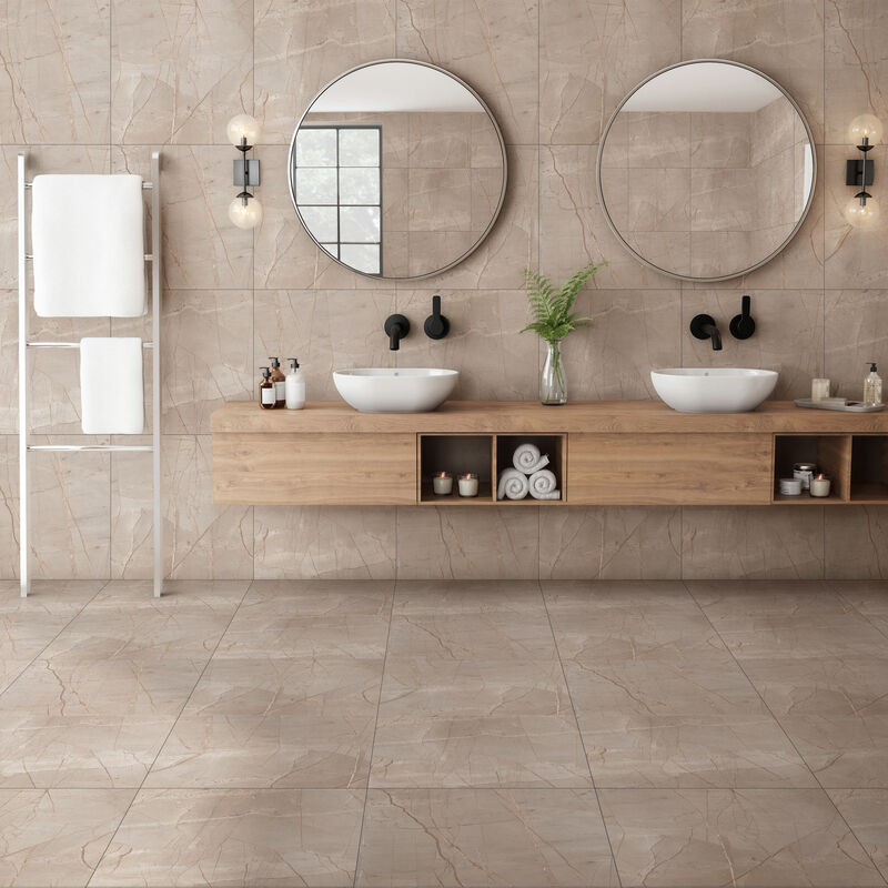 PORCELANATO ESMALTADO UNIQUE B GRIS MATE 60X60 CM