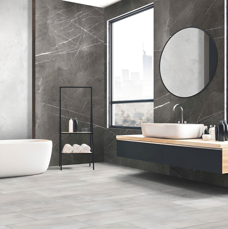 KRONOFLOORING SPC DECO WALL GREY PIETRA MARBLE ESPESOR:4MM FORMATO:280X123 CM