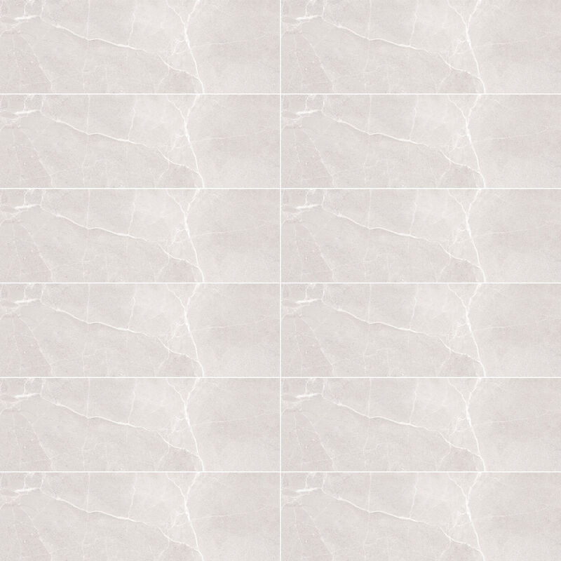 CERÁMICO ESMALTADO CIRCE BLANCO MATE 31X91 CM