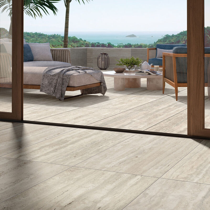PORCELANATO ESMALTADO ELYSIAN TRAVERTINO LIGHT MATE 59.8X119.80 CM