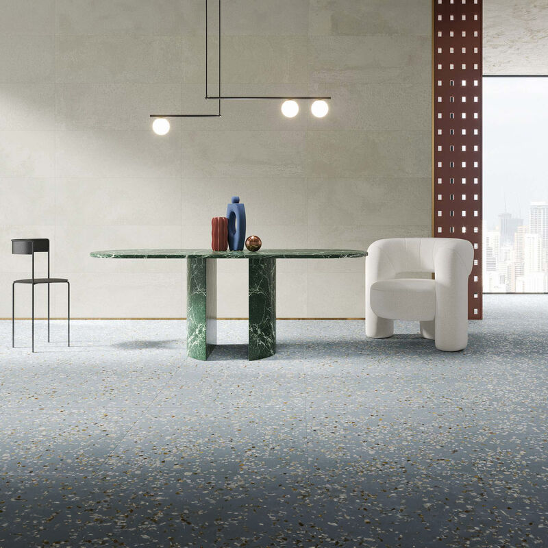 PORCELANATO ESMALTADO TRENDY BLUE MATE 59.55X59.55 CM