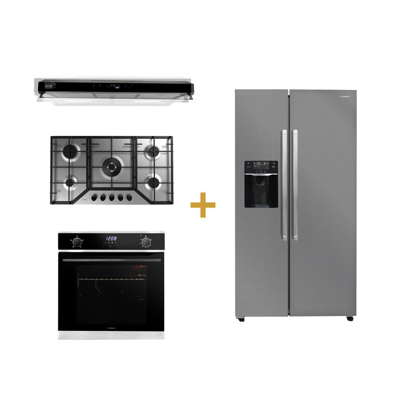 S-COLLECTION COMBO DE COCINA SOLCO065+TURE94CO+SOLHO018+SOLREF513INOX