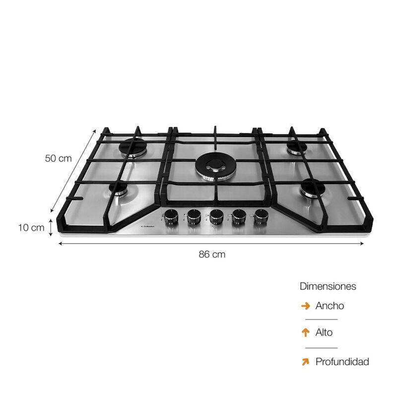 S-COLLECTION COMBO DE COCINA SOLCO065+TURE94CO+SOLHO018+SOLREF513INOX