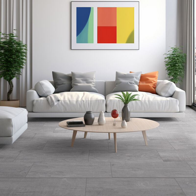CERÁMICO ESMALTADO ALSACIA GRIS MATE 20X60 CM