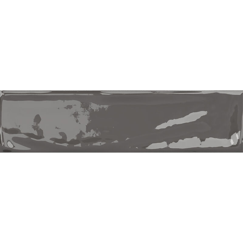 CERÁMICO ESMALTADO EDIMBURGO OBSIDIAN BRILLO 7.5X30 CM