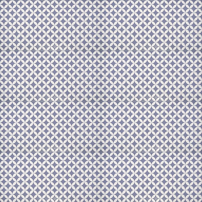 CERÁMICO ESMALTADO MANDALA BLU BRILLO 30.10X60.50 CM