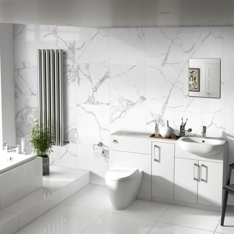 PORCELANATO ESMALTADO BLAZY STATUARIO PULIDO 60X60 CM