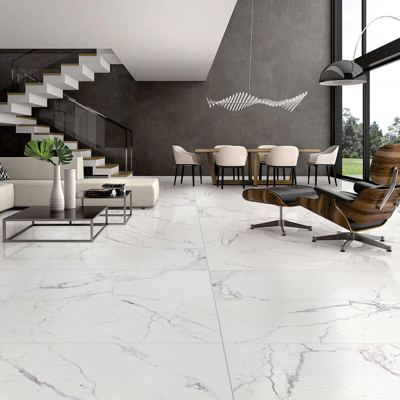 KLIPEN PORCELANATO ESMALTADO CORINTO WHITE MATE 60X120 CM (CA 1.44)