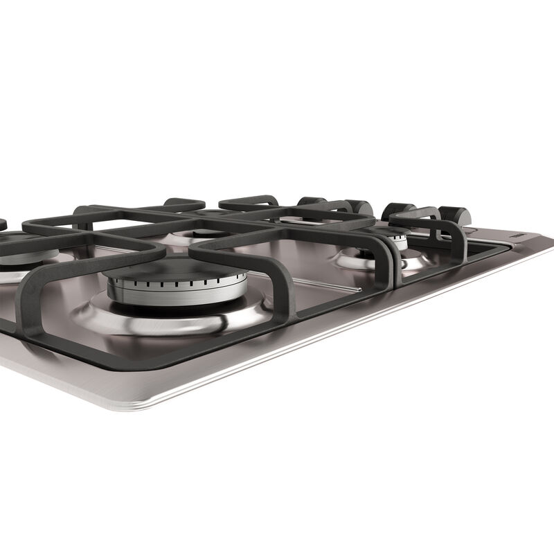 COCINA A GAS A GAS ACERO INOXIDABLE DOMÉSTICO 4 QUEMADORES 60x43.5