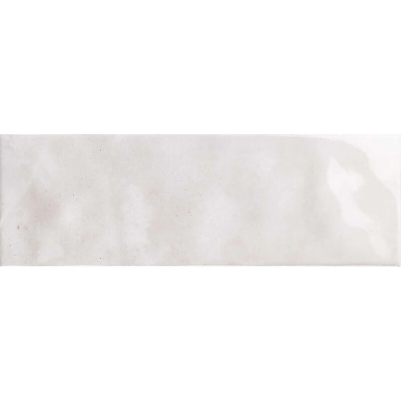 PORCELANATO ESMALTADO ZILIJ WHITE BRILLO 15X45 CM