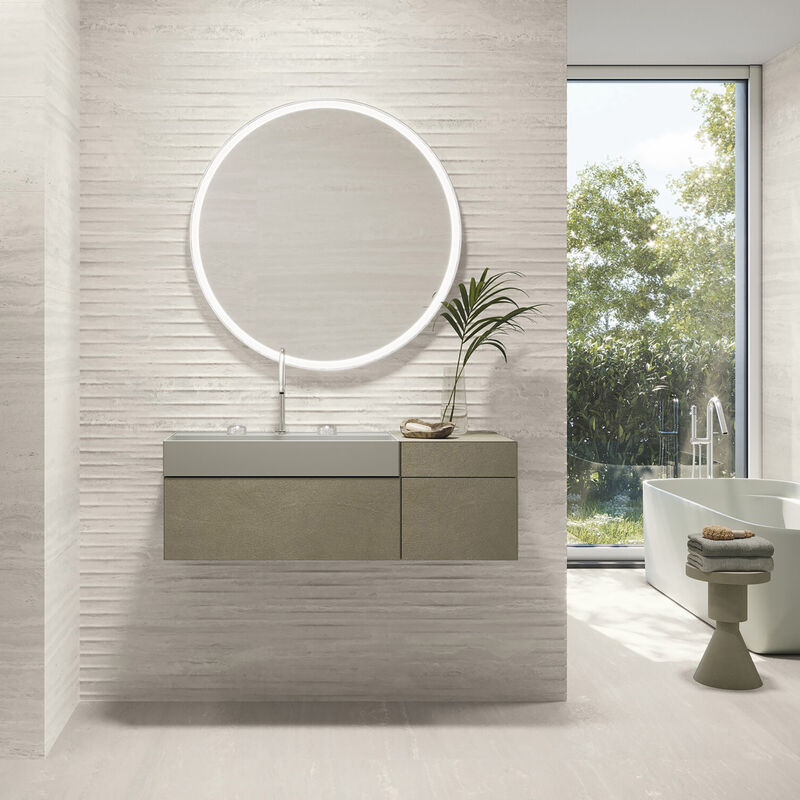 CERÁMICO ESMALTADO DRIP VENICE BIANCO MATE 30X90 CM