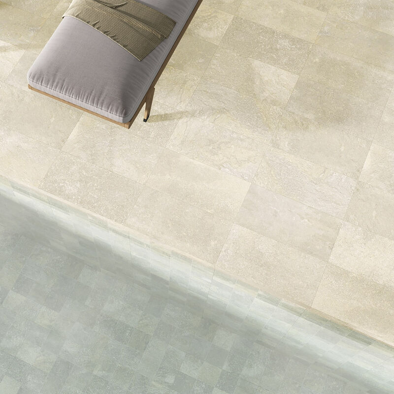 PORCELANATO ESMALTADO NUSA CREAM RÚSTICO 30X60 CM