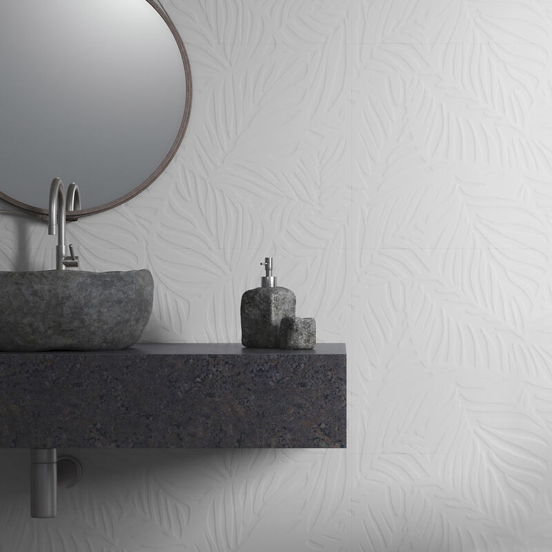 ARGENTA CERÁMICO ESMALTADO BLANCO SAVAGE MATE 60X120 CM (CA 1.44)