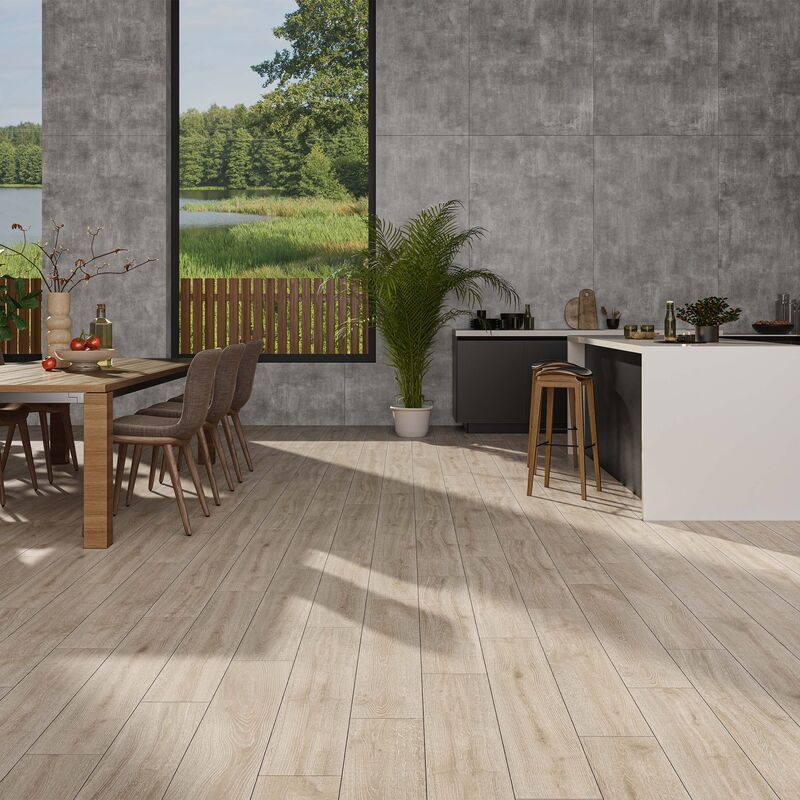 PORCELANATO ESMALTADO IKON HUESO MATE 20X120 CM
