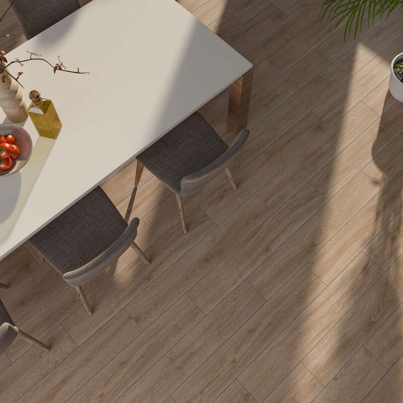 PORCELANATO ESMALTADO IKON NOGAL MATE 20X120 CM