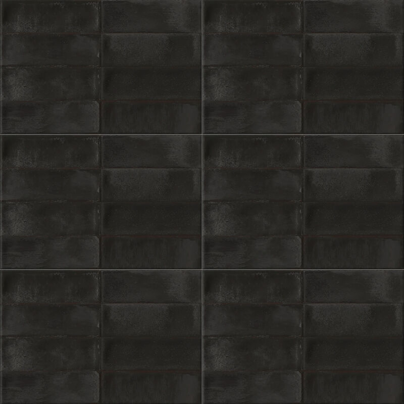 CERÁMICO ESMALTADO MATISSE BLACK BRILLO 30X45 CM