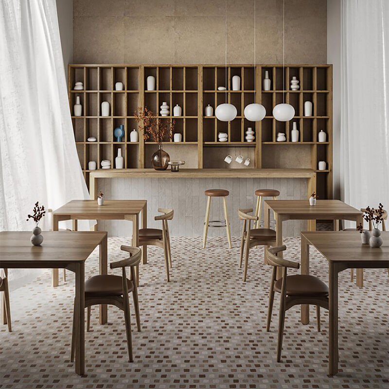 GRES PORCELÁNICO ESMALTADO DUO GEM SAND MATE 89.5X89.5 CM