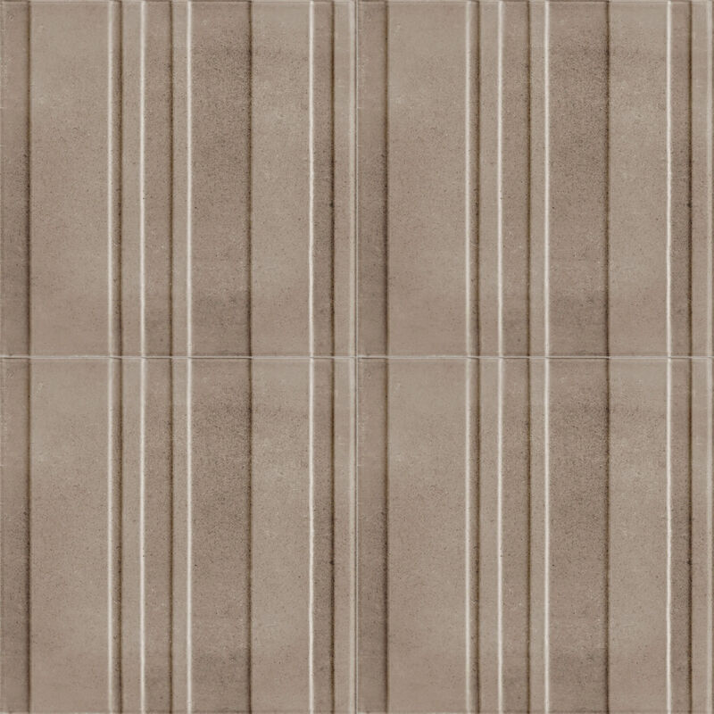 PORCELANATO ESMALTADO ARTCRAFT ARGILLA STRUTTURA MATE 20X20 CM