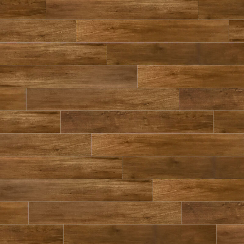 GRES PORCELÁNICO ESMALTADO MADERO CANELA MATE 20X122 CM