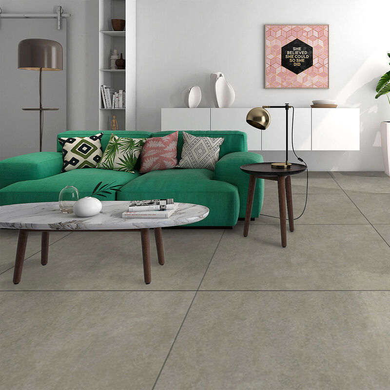 CERÁMICO ESMALTADO ELEMENTO CINZA PLUS MATE 90X90 CM