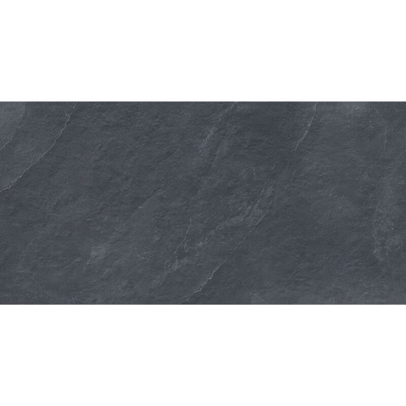 PORCELANATO ESMALTADO VERBIER BLACK MATE 59.5X120 CM