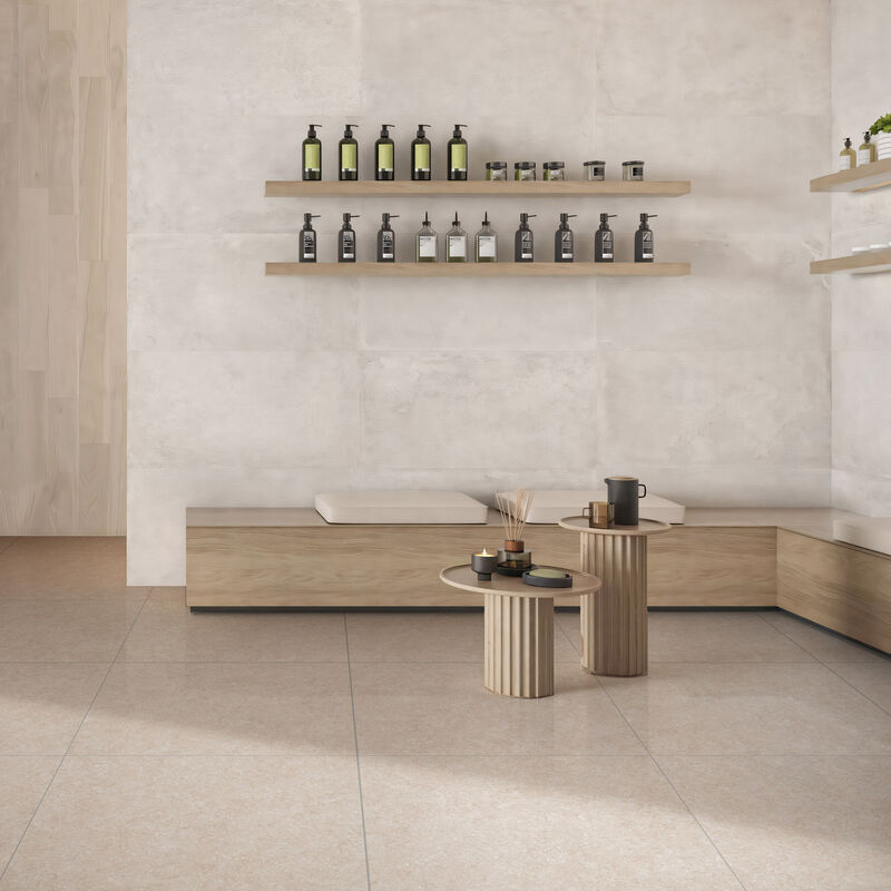PORCELANATO ESMALTADO VSTONE OFF WHITE MATE 79.85X79.85 CM