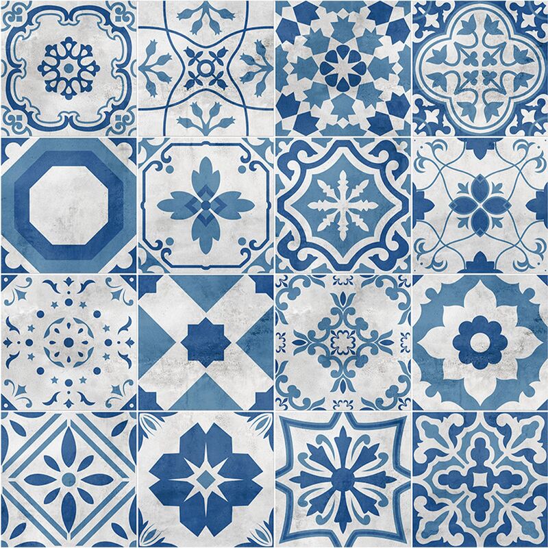 PORCELANATO ESMALTADO FRANCINE BLUE MATE 59X59 CM