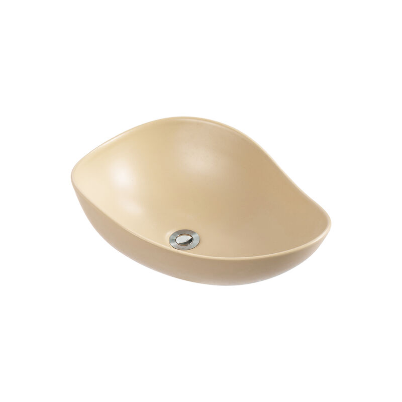 KLIPEN LAVATORIO BOWL VULCANO KAKHI MATE 50.5X38X18 CM