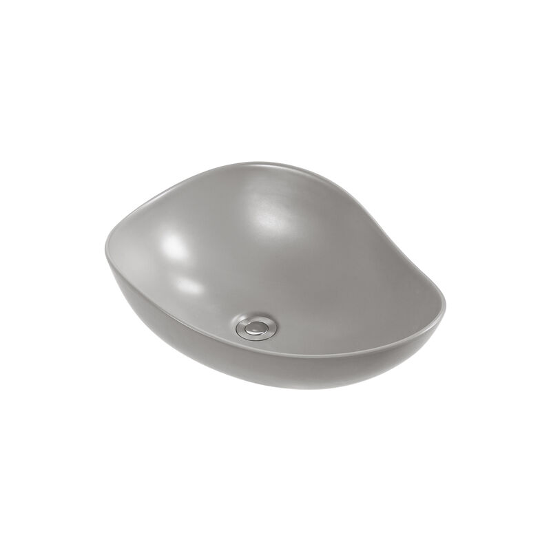 KLIPEN LAVATORIO BOWL VULCANO GRIS MATE 50.5X38X18 CM