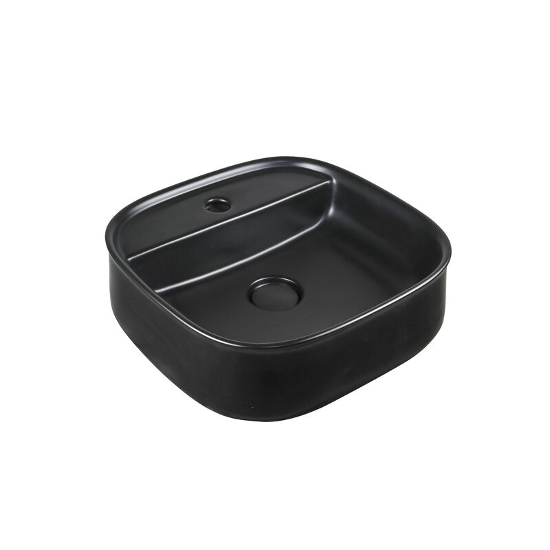KLIPEN LAVATORIO BOWL ELLA NEGRO MATE 415X415X140