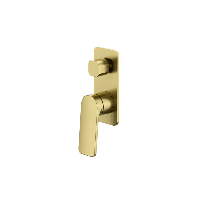 MONOMANDO MEZCLADOR DUCHA PISCIS GOLD CON DESVIADOR