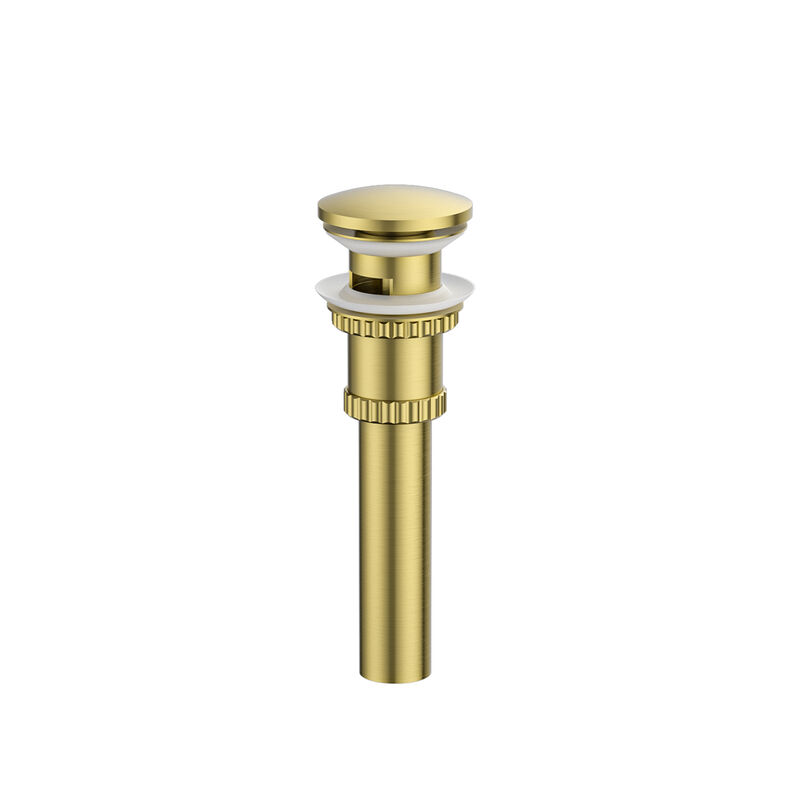 KLIPEN DESAGÜE PUSH 1 1/4" PARA LAVAMANOS CON REBOSE PISCIS BRUSHED GOLD