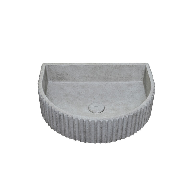 LAVATORIO BOWL 4EVER QUARTO GRIS 46.5X36X11.9 CM