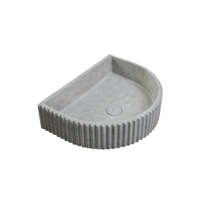 LAVATORIO BOWL 4EVER QUARTO GRIS 46.5X36X11.9 CM