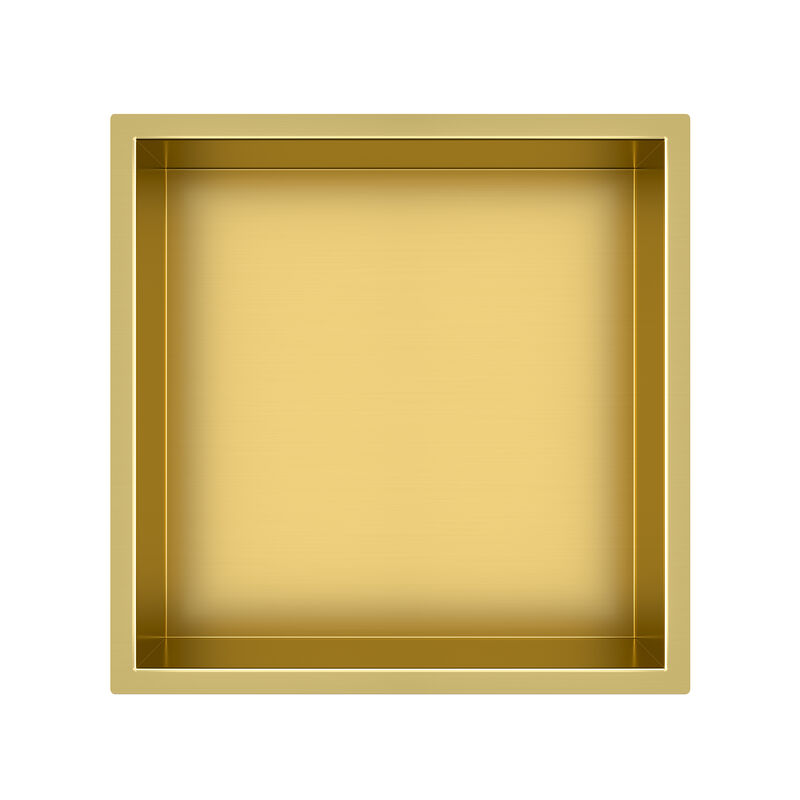 KLIPEN NICHO DECORATIVO 1 CUERPO BLOCK DORADO 33X33X10CM